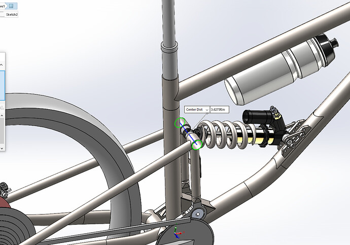Shock Pivot Width