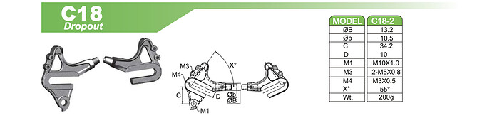 Allotec C18 Rear Dropout