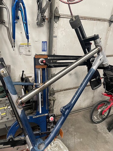 top tube repair