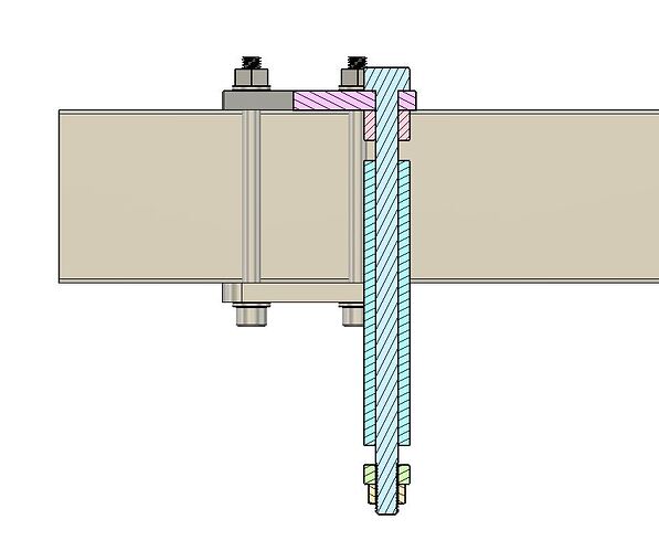 Rear Axle TOWER section view